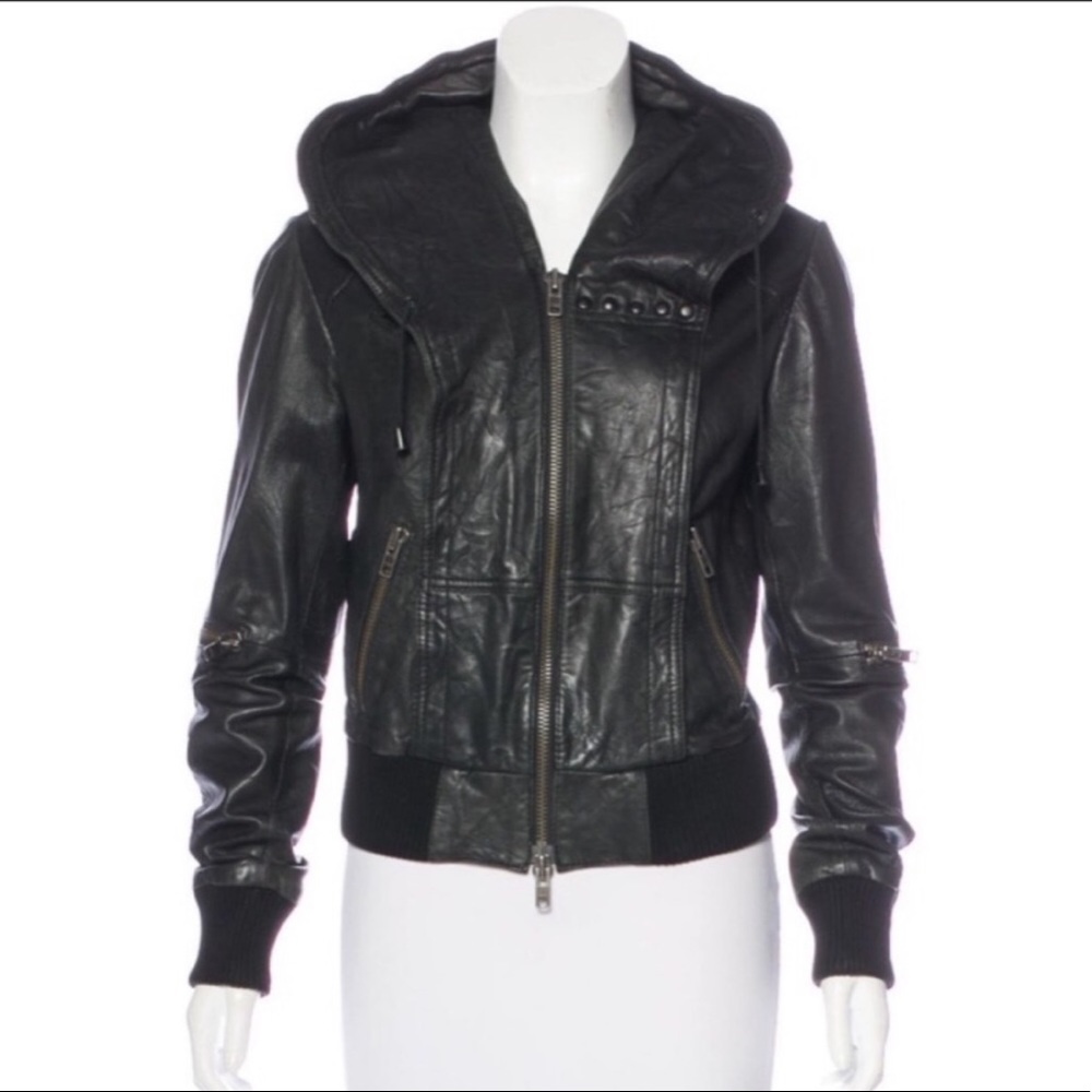 Q40 Leather Bomber Jacket